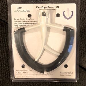 Gvode 6qt Flex Edge Beater for Bowl-Lift Mixer